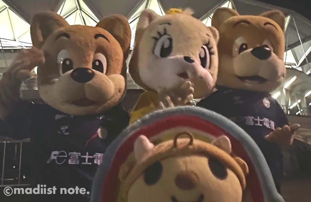 ジェフィ、ユニティ、みなちゃん