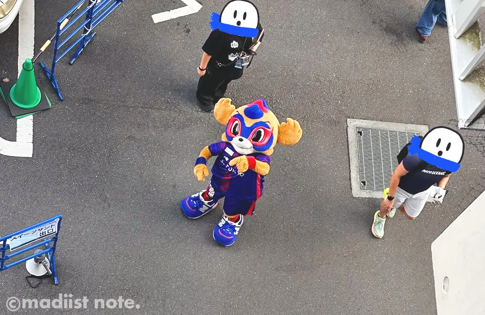 上から見下ろした東京ドロンパ