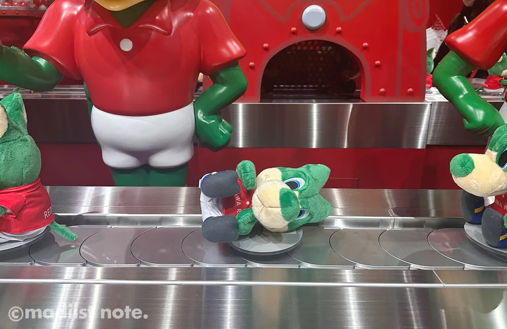 サボっているぬいぐるみ